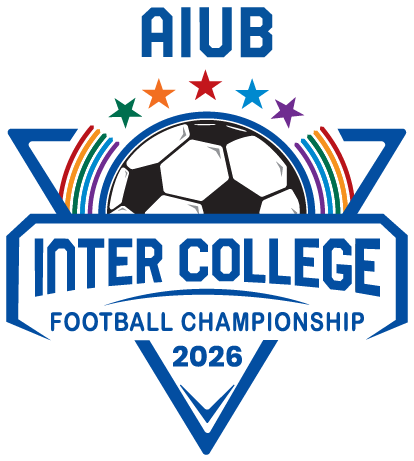 AIUB Inter College Football Championship 2026 logo